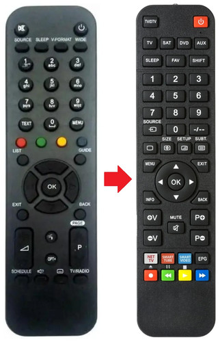 Telecomando adatto per humax - telecomando,