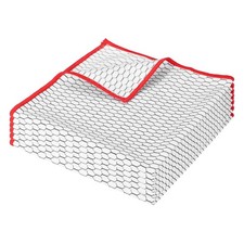 16 x 16 Pollici Panno in Microfibra per Squame di Pesce, 6PCS Asciugamani per Pulizia Senza Pelucchi, Rosso