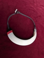 Collana tribale Zanna Di Cinghiale e Ebano