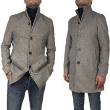 Cappotto Uomo Invernale Cappottino Made In Italy Elegante Giubbotto Casual VEQUE