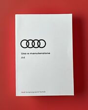 AUDI A4 USO E MANUTENZIONE - Manuale Libretto Istruzioni Per L’uso ITALIANO