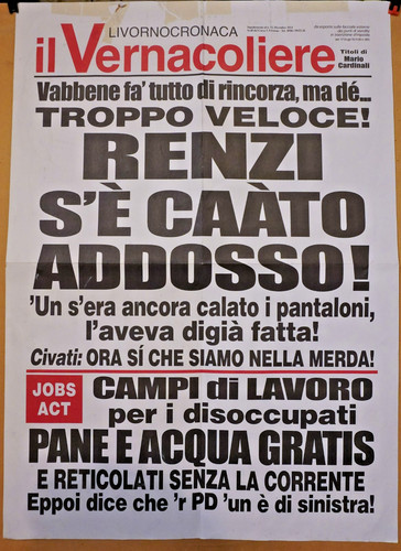 Locandina vernacoliere livorno - locandina,