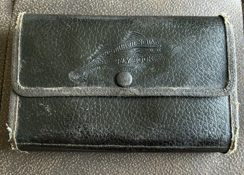 Libro mosche vintage pelle - vintage,
