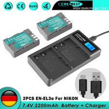 Batteria 2x 2.2AH EN-EL3e +