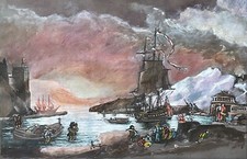 Gouache Marina Veliero Verso