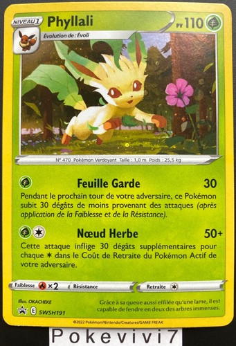 Carte pokemon phyllali swsh191 - carte,