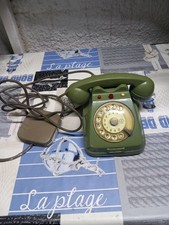 Apparecchio Telefonico Telefono a disco S62 VERDE SIEMENS OTTIMO STATO