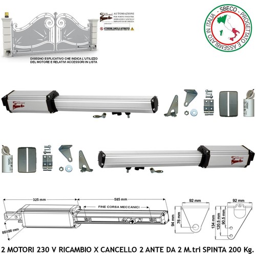 Cancello elettrico motori - cancello, 2