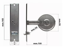 AVVOLGITORE PER TAPPARELLE RUOTA A MOLLA AVVOLGIBILI INT. mm.165 MT.8 CON PLACCA