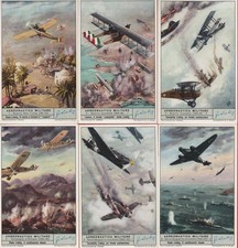 FIGURINE LIEBIG SERIE COMPLETA N°1748 AEREONAUTICA MILITARE  ANNO 1961