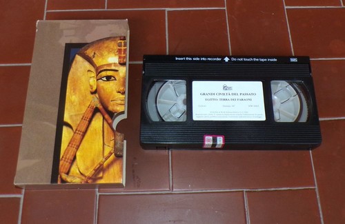 Vhs egitto terra dei - vhs, faraoni
