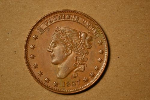 1837 hard times token george - 1837,