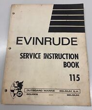 Manuale manutenzione cod. 8026291 per Evinrude/Johnson 115 HP 2T 1972/1973/1974