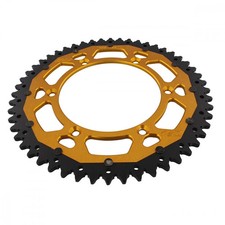 Kettenrad Alu gold 52-Zähne 520-Teilung für Husqvarna WRE 125 2T Bj. 1995-2013