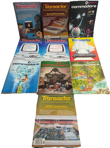 Vintage commodore magazine lot - vintage,