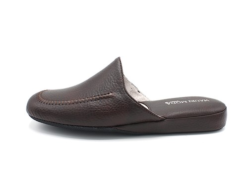 Pantofole uomo pelle - in,