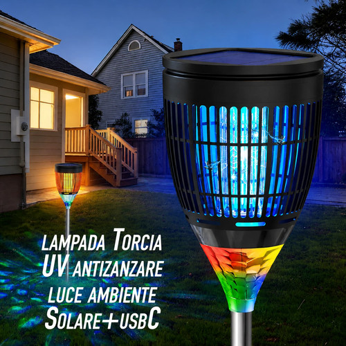 Lampada antizanzare solare - lampada, uv