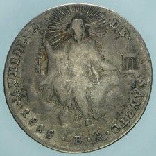 PIO VIII DOPPIO GIULIO 1818 A