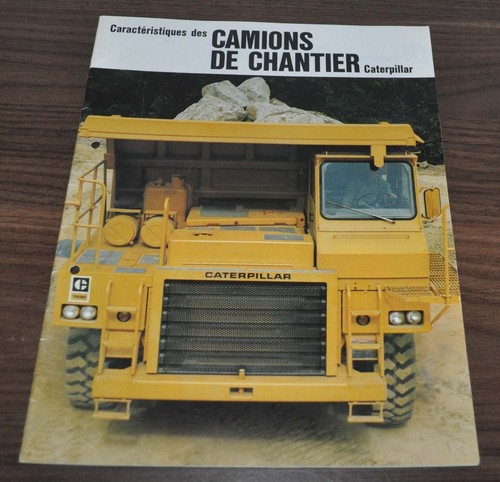 Brochure caterpillar camion - caterpillar,