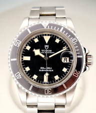Tudor Submariner Snowflake nero automatic date oyster by rolex prince oysterdate