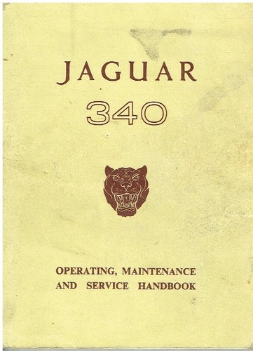 Jaguar mk2 340 - jaguar, manuale