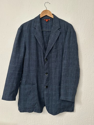 Blazer uomo barena blu 100 - blu, 100%