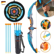 Set Arco Bambini Arco Freccia Set per Bambini 3+ Anni con 10 Frecce Ventosa LED