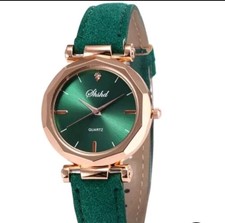 Orologio al Quarzo Donna Di Lusso Moda Fashion Verde