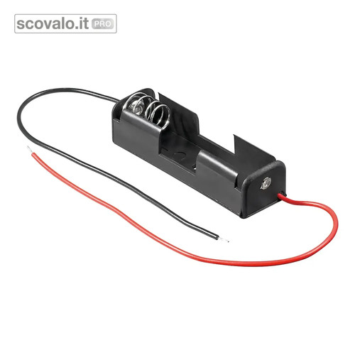 Portabatteria mignon con - aa,