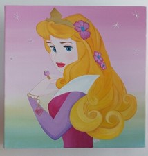 Quadro Disney Aurora Dipinto A Mano Su Tela