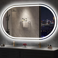 Ovale Specchio Bagno Con Luce