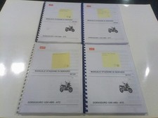 Aprilia Dorsoduro 1200 ABS ATC manuale d'officina completo 4 cataloghi 897259