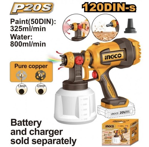 Aerografo batteria ingco - a,