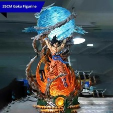 Dragon Ball Z Goku Spirit Bomb LED Figure - Super Saiyan Action Statue Regalo
