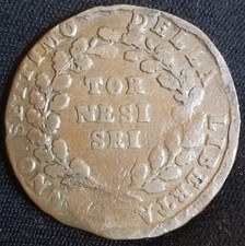 REPUBBLICA NAPOLETANA - 6 TORNESI 1799 - 3 GRANA - SETTIMO ANNO DELLA LIBERTÀ