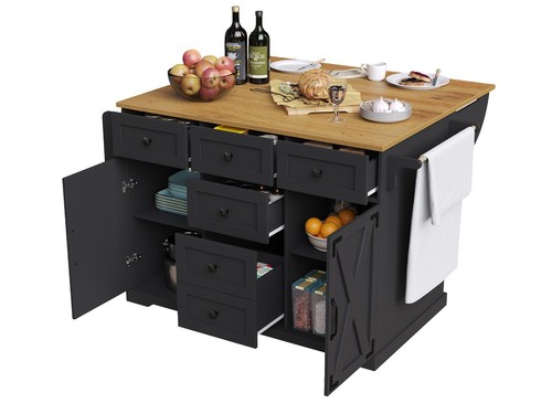 Isola cucina con piano - con, tavolo