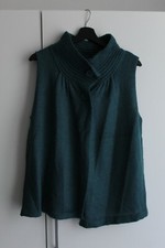 cardigan L donna OVS senza maniche con bottoni verde azzurro