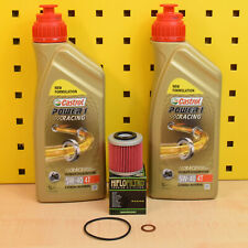 Kit Cambio Olio SWM RS SM 125 R Filtro Olio Castrol Power 1 Racing 5w40
