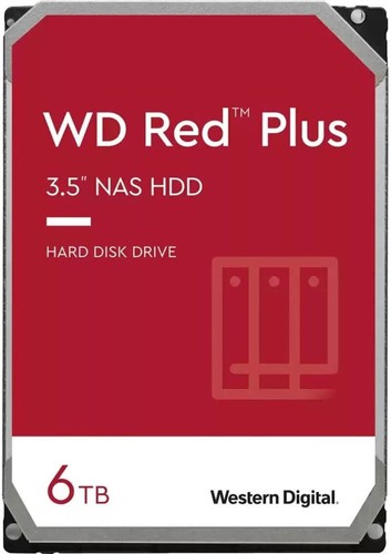 Western digital red plus - red,