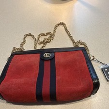 Gucci Red Black Striped