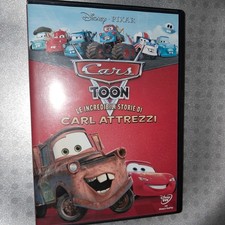 DVD WALT DISNEY CARS TOON LE INCREDIBILI STORIE STORIE DI CARL ATTREZZI