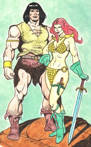 Conan red sonja - conan,