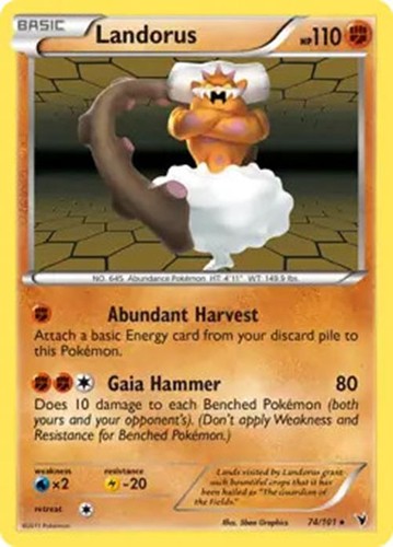Landorus 101 pokemon - 74/101,