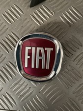 STEMMA ANTERIORE LOGO FIAT ROSSO 95MM PANDA PUNTO 500 TIPO BRAVO MULTIPLA LINEA