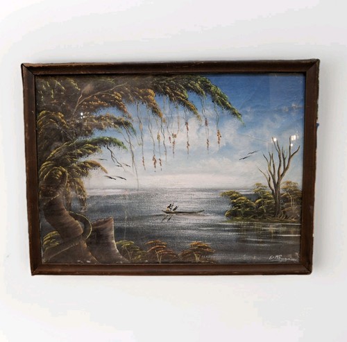 Dipinto olio paesaggio firmato