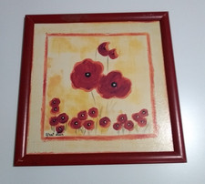 Quadro su legno, cornice in