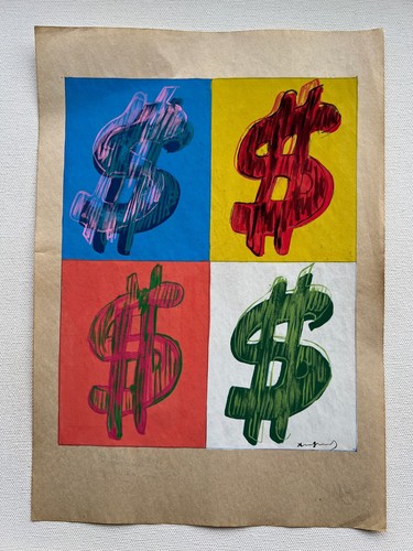 Andy warhol disegno - su, carta