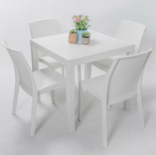 Set giardino tavolo 90x90 - tavolo,