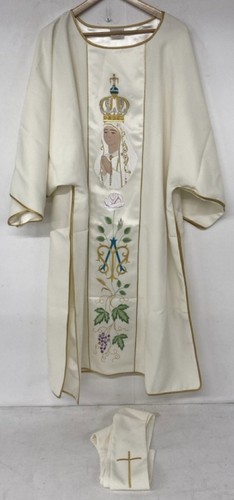 Marian chasuble cassock with - chasuble,