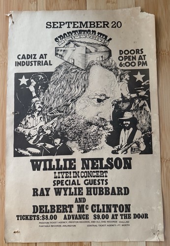 Poster concerto willie - willie, nelson